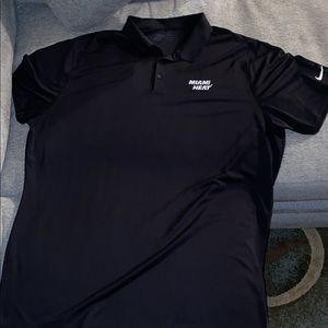 Nike Dri-fit Team Miami Heat Polo Shirt Men’s XXXL